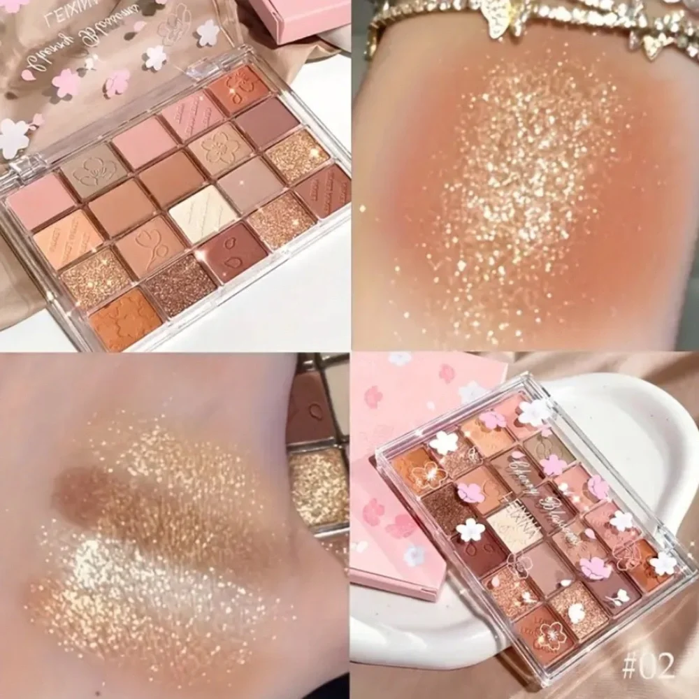 Leixina:20-Color Sakura Cherry Blossom Eyeshadow Palette